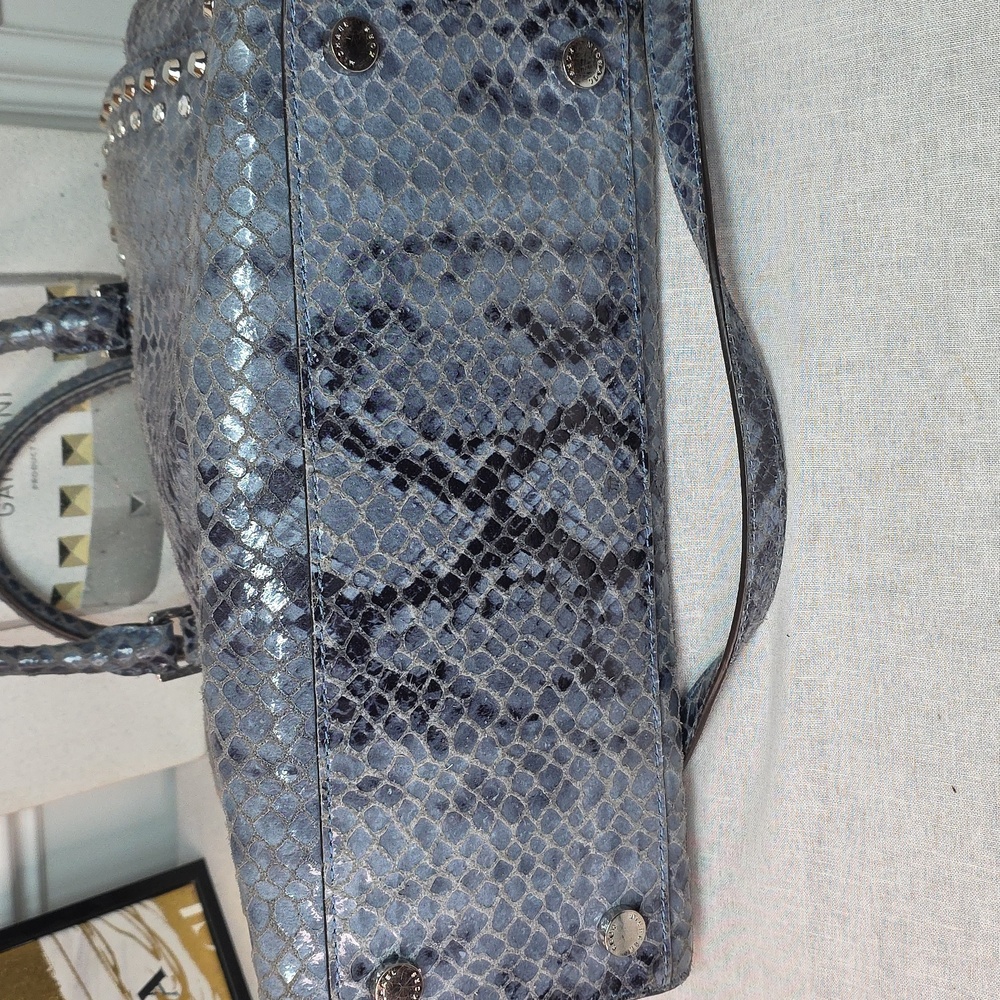 Michael Kors Selma Python Embossed Satchel - image 6